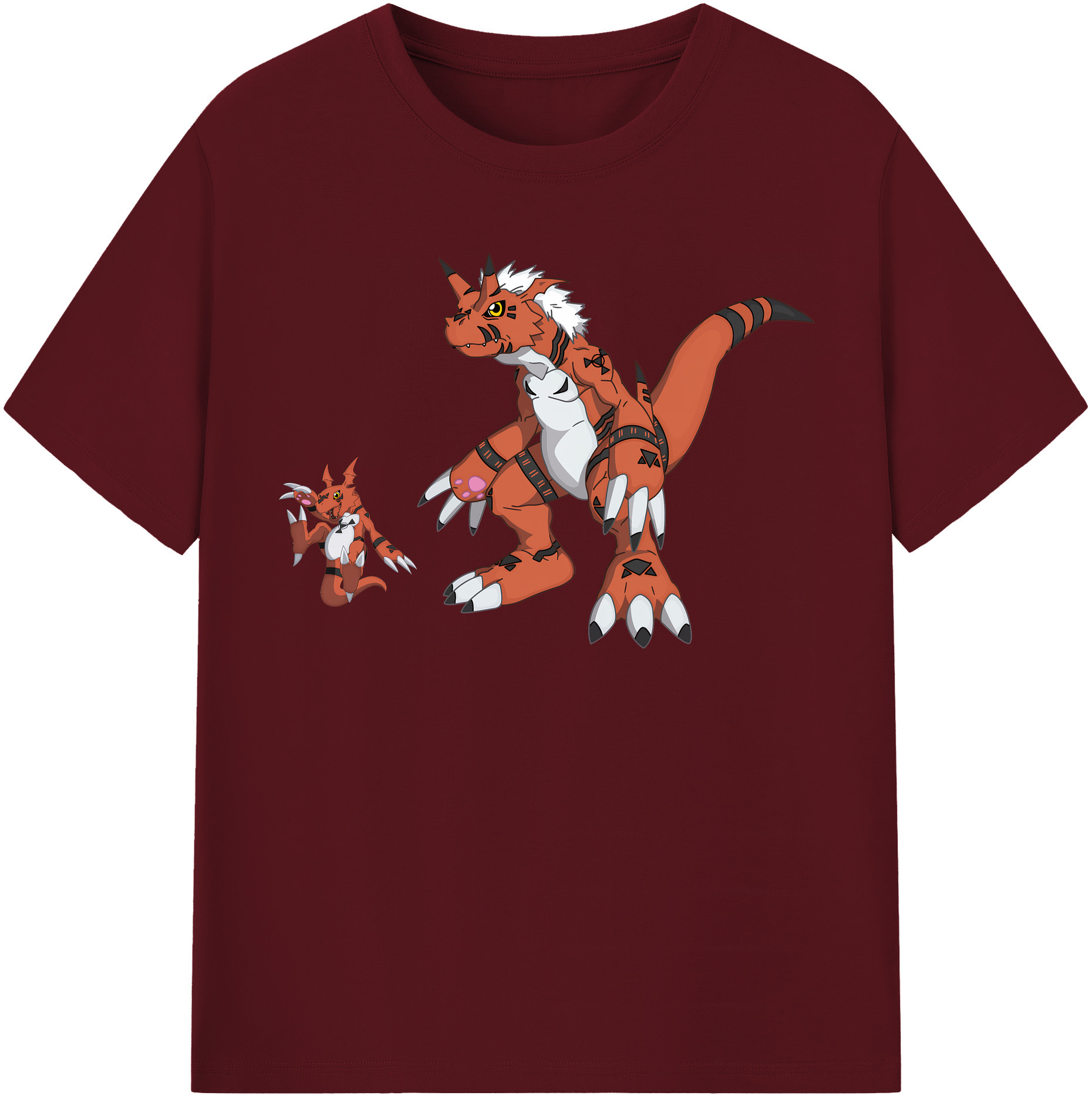 （画像用） Digimon デジタルモンスター/デジモン 綿100％半袖Tシャツ（フロントプリント）